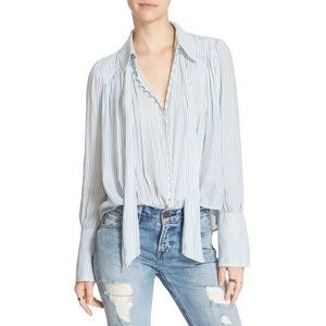 'Modern Muse' Tie Neck Long Sleeve Blouse